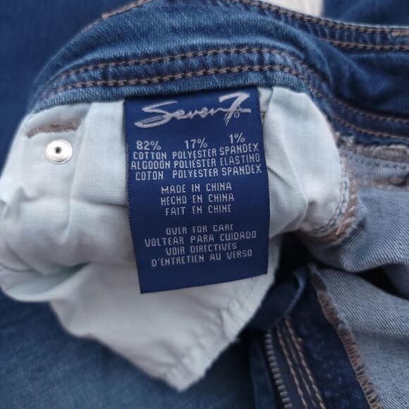 Seven7 Jeans Bootcut Women's Blue - Picture 9 of 11
